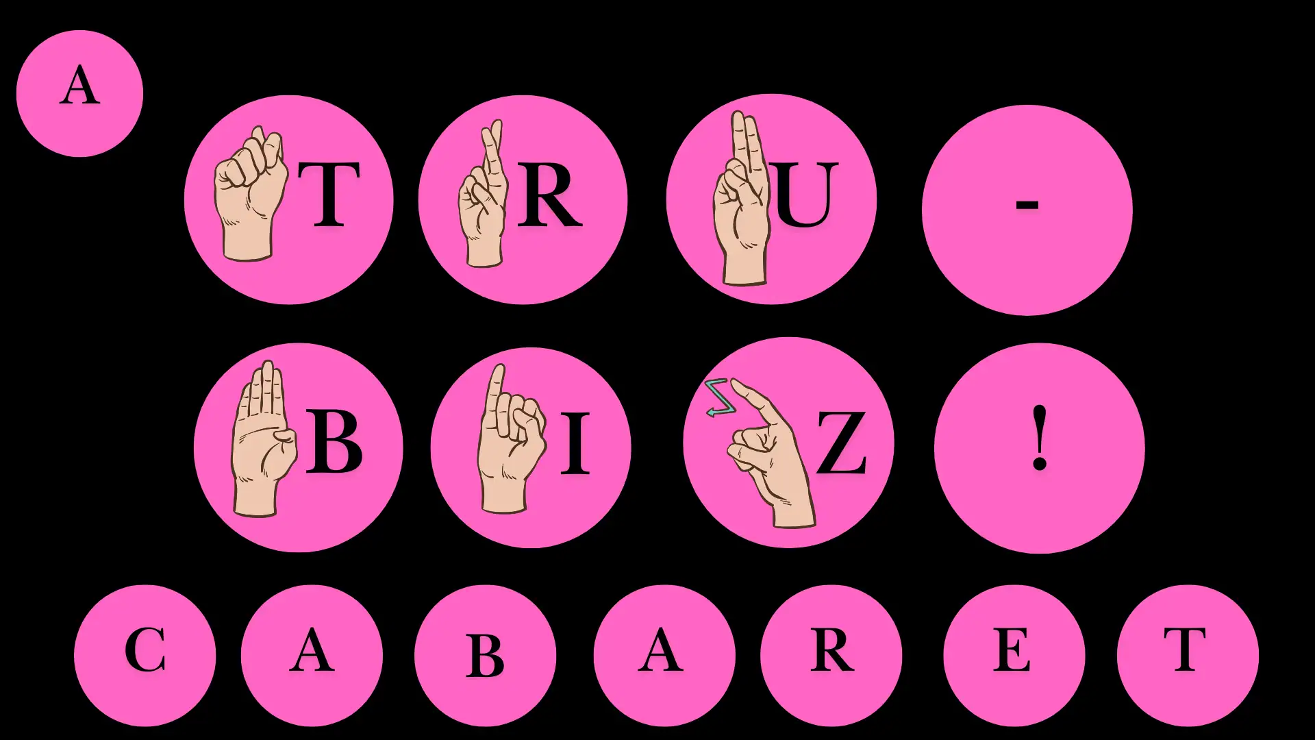A Tru-Biz! Cabaret - A Musical Celebration of American Sign Language