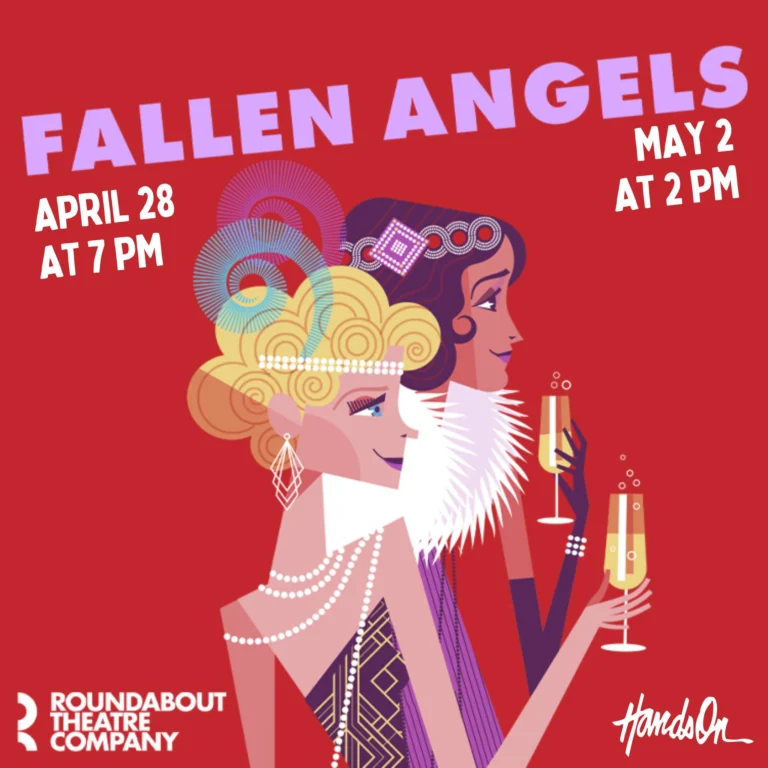 Husbands away&hellip; chaos at play! 💃💃🍸 

Rose Byrne and Kelli O&rsquo;Hara revive No&euml;l Coward&rsquo;s Fallen Angels&mdash;a sparkling, scandalous comedy that caused a stir in 1925 and still delights today.

Interpreted shows: April 28th and May 2nd!