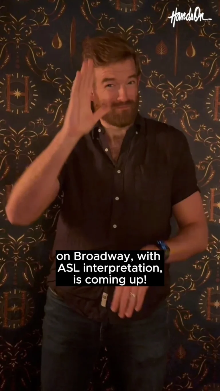 Harry Potter and the Cursed Child on Broadway is coming up tomorrow!

But first&hellip; let&rsquo;s get to know the characters! 👀✨

Watch to learn the name signs you&rsquo;ll see during the show. 🤟⚡️

Who&rsquo;s ready to head back to the wizarding world? 🪄