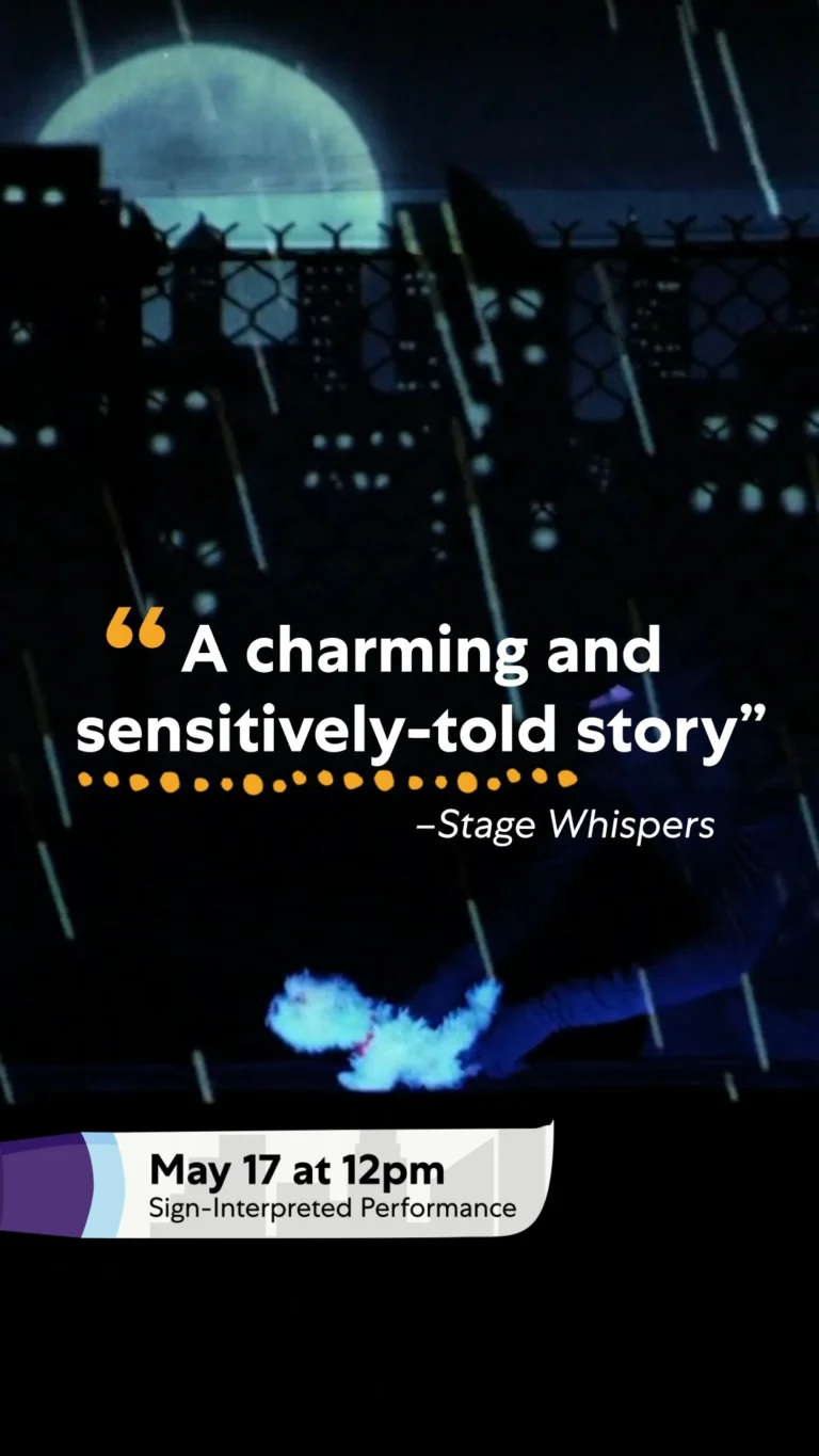 Calling Deaf families! Experience theater in ASL on May 17 at 12 PM 🎭

Follow Bart on an urban adventure filled with towering hot dog carts, dog nappers, and unexpected friendships. New Owner is a heartfelt, wordless story told through stunning puppetry and animation, capturing friendship, loss, and new beginnings from a dog&rsquo;s point of view.

Join us at The New Victory Theater for New Owner!

📩 Email info@handson.org to reserve your tickets.