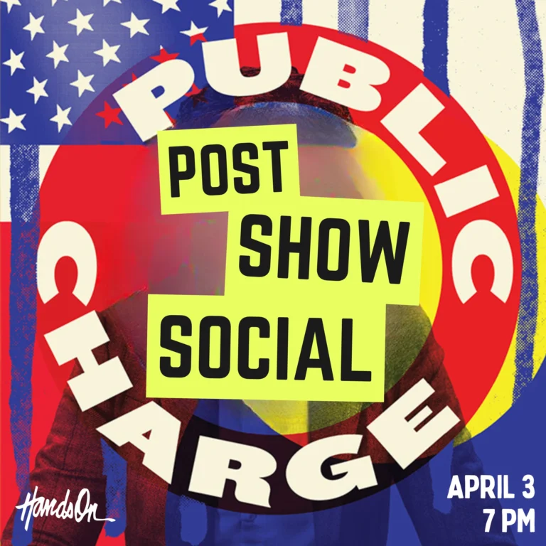 April 3 🎭 Join us for an interpreted performance and a post show social&hellip; food, drinks, and conversation!

PUBLIC CHARGE traces Julissa Reynoso&rsquo;s journey, from her childhood immigration to the U.S. to her work in the State Department under Secretary Hillary Clinton. A powerful new play exploring immigration, diplomacy, and high-stakes decisions on the global stage.

🎟️ Get your tickets today!
