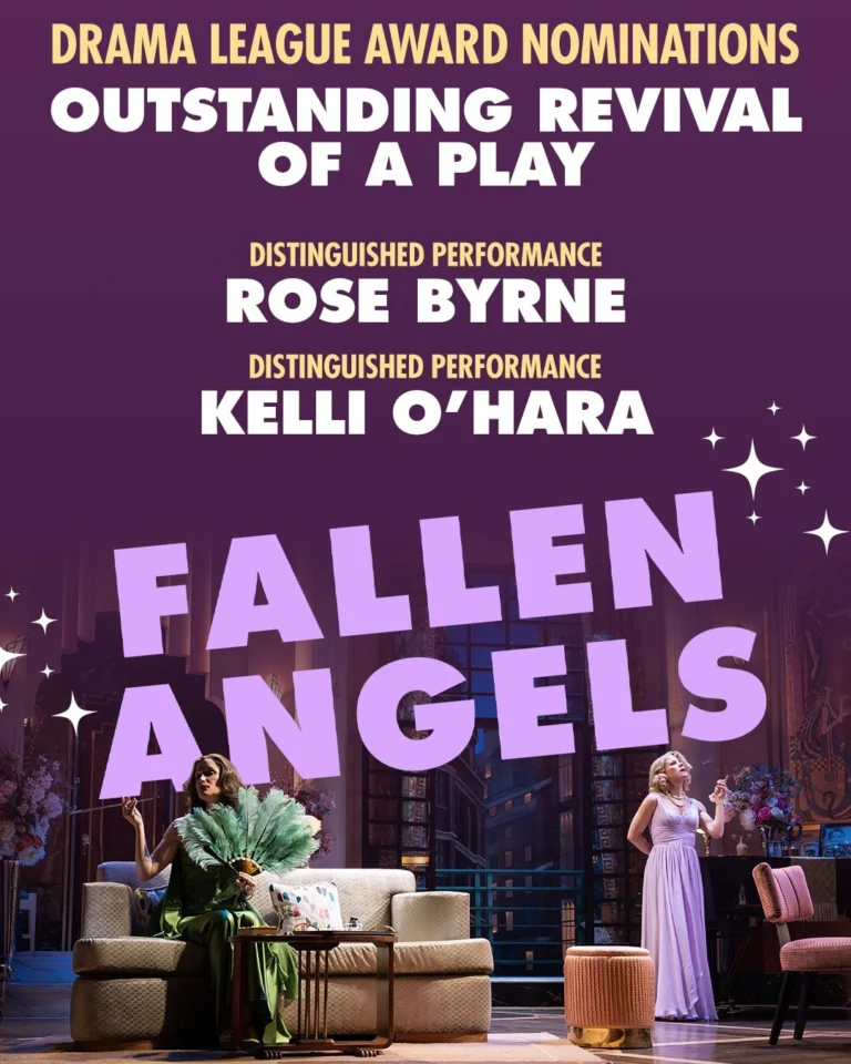 New York Times Critic's Pick & nominated for 3 Drama League Awards🍾

No&euml;l Coward&rsquo;s Fallen Angels had tongues wagging in 1925 and the mischief still sparkles today. With husbands away and secrets in the air, Rose Byrne and Kelli O&rsquo;Hara bring this daring comedy to life.

Catch the interpreted performances on April 28 & May 2. 🥂
