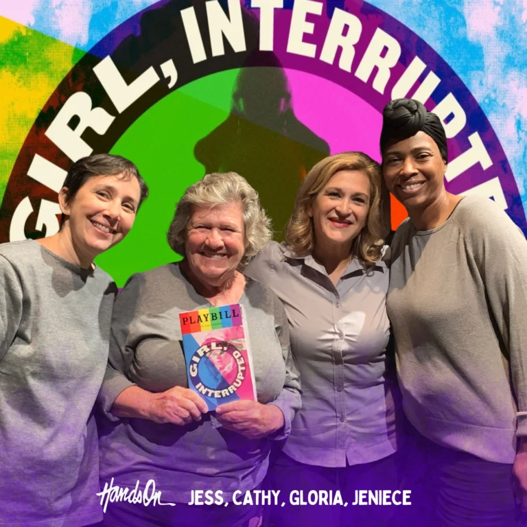 Hands waving to the incredible interpreting team for Girl, Interrupted! 👏✨